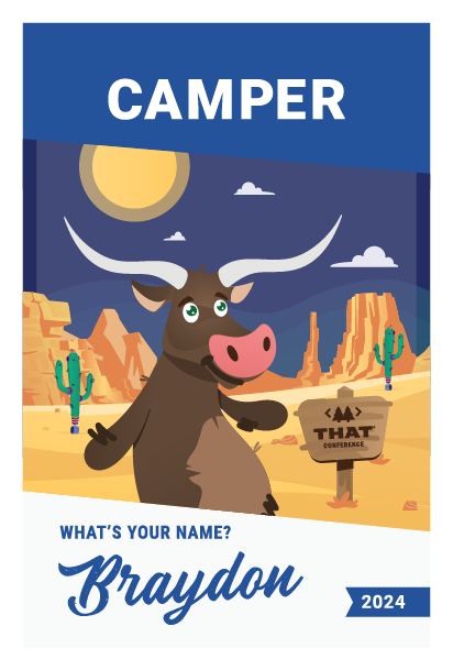 THAT Conference sticker